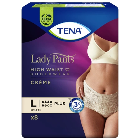 Bielizna chłonna TENA Lady Pants Plus Creme L 8 szt