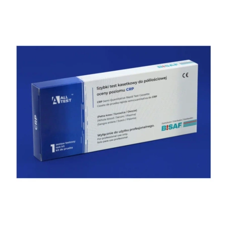 Test CRP kasetkowy do półilościowego oznaczenia białka CRP diagnostyka stanu zapalnego 1 szt