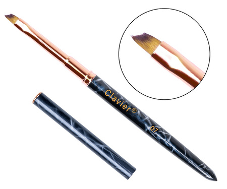 Pędzelek do zdobień french manicure francuskiego- 07 MARBLE