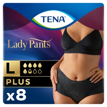 Bielizna chłonna TENA Lady Pants Plus Noir L 8 szt