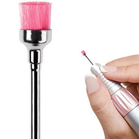 Frez Szczoteczka Do Czyszczenia Frezów Paznokci - różowa