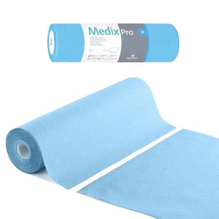 Podkład higieniczny na rolce 50cm x 50cm niebieski 36g MedixPro 100szt