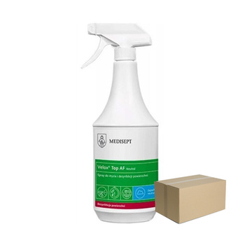 Spray do dezynfekcji i mycia powierzchni Velox Top AF Neutral 1l 12op