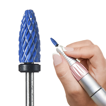 Frez granatowy ceramiczny LONG BULLET XC - stożek bardzo mocny (czarny)