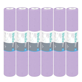 Podkład higieniczny na rolce 70cm x 50cm fioletowy 36g MedixPro 600szt