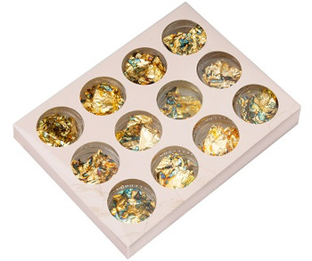 Folia Płatki do Zdobień Paznokci - Złota - 04