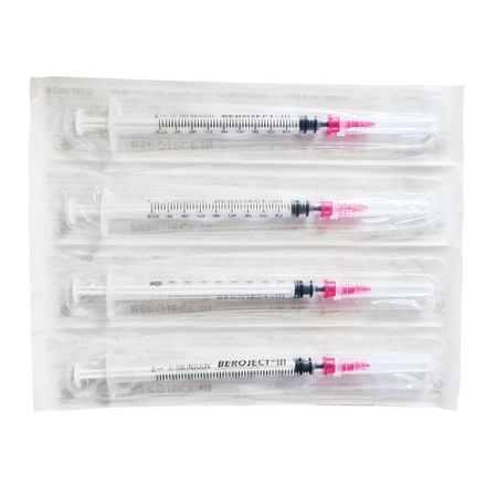 Strzykawka insulinowa z wymienną igłą 1ml U-100 G29 (0,33X13) 100 szt