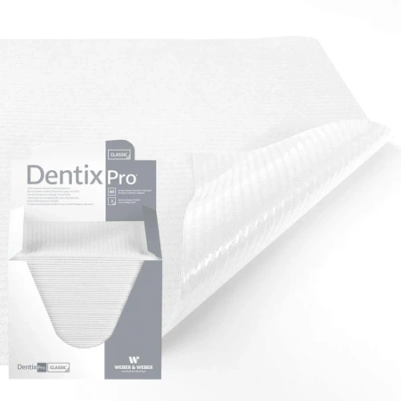 Serweta dentystyczna 33cm x 48cm biała podfoliowana 54g DentixPro 480szt