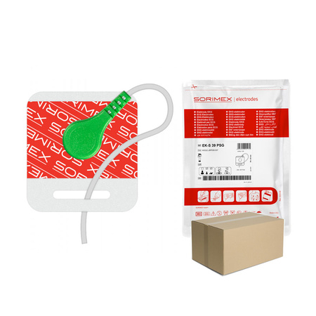 Elektrody pediatryczne do holtera EKG EK-S 39 PSG pianka żel stały 39mm x 36mm 50szt wielopak 30op