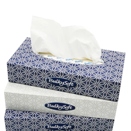 Chusteczki higieniczne w pudełku białe 2 warstwy 100szt