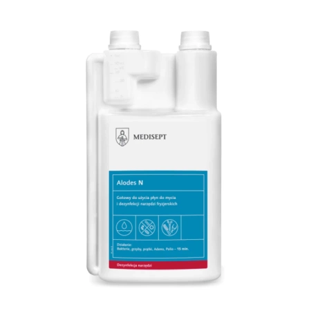 Płyn do dezynfekcji i mycia narzędzi fryzjerskich i kosmetycznych Alodes N 1l 12szt