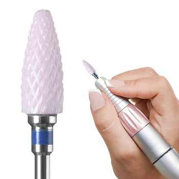 Frez ceramiczny różowy TIRCH CYLINDER M - średni (niebieski)