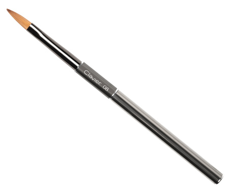 Pędzelek do akrylu zdobień akrylowych akwarelowych 08 srebrny - 10mm