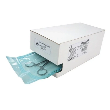 Kleszczyki metalowe, naczyniowe, jałowe Halsted-Mosquito 12,5 cm proste, 25 szt.