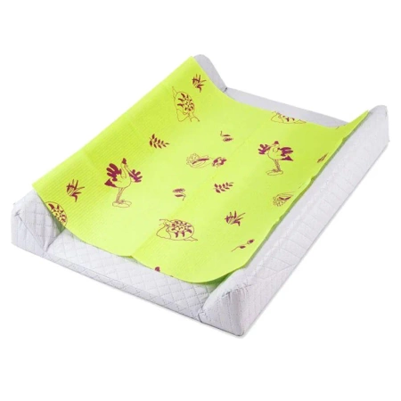 Podkład na przewijak dla niemowląt 50cm x 60cm limonkowy podfoliowany 54g Its4kids 400szt