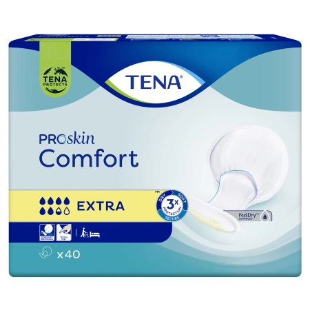 Pieluchy anatomiczne TENA Comfort ProSkin Extra 40 szt