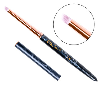 Okrągły Pędzelek do zdobień i cieniowania OMBRE - 06 MARBLE