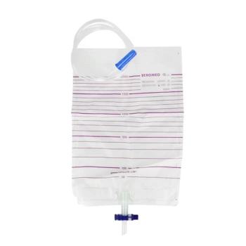 Sterylny worek na mocz Beromed 2l z drenem 90cm 10szt