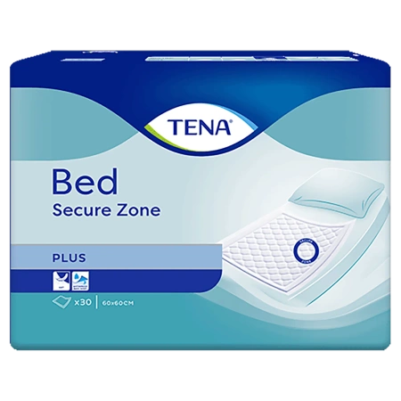 Podkład chłonny na łóżko 60cm x 60cm Tena Bed Plus 30 sztuk