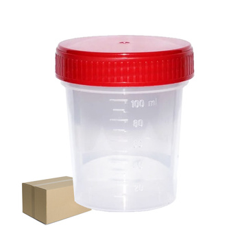 Pojemnik na mocz niejałowy 100ml jednorazowy Margomed 600szt