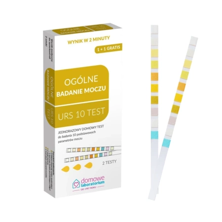 Domowy test moczu URS 10 parametrów 2 szt (1op)