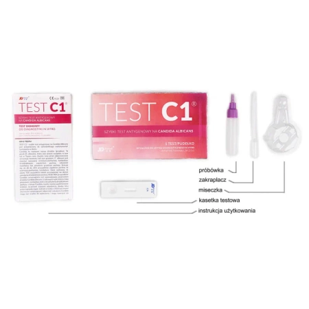 Candida Albicans test C1 do samokontroli 1szt