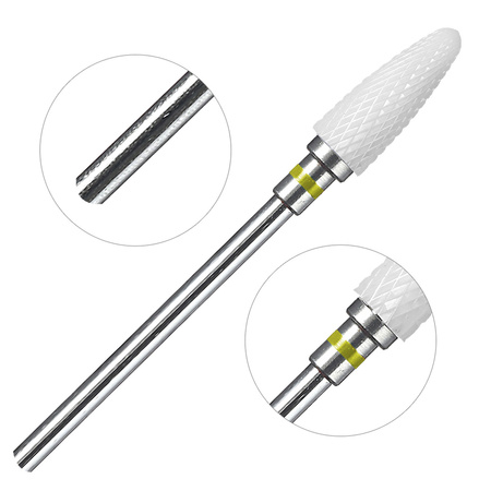 Frez ceramiczny FLAME S (XF)bardzo delikatny (żółty)