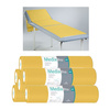 Podkład higieniczny na rolce 50cm x 80cm żółty podfoliowany 54g MedixPro 300szt