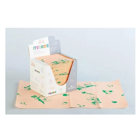 Podkład dla dzieci 33cm x 48cm morelowy podfoliowany 54g Its4kids 480szt