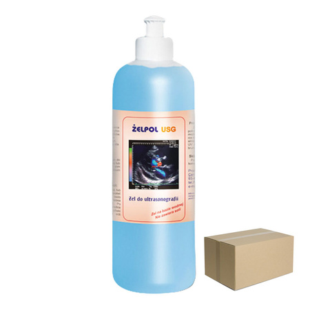 Żel do USG Żelpol niebieski 500ml 20szt