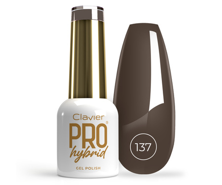 Lakier Hybrydowy PRO Hybrid gold do Paznokci nr 137