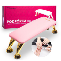 Podpórka do manicure, podstawka pod dłonie Clavier,różowa