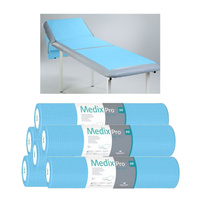 Podkład higieniczny na rolce 60cm x 50cm niebieski podfoliowany 54g MedixPro 480szt