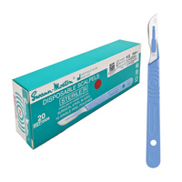 Skalpel chirurgiczny 20 sterylny 10szt stal nierdzewna Swann-Morton