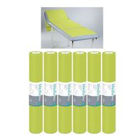 Podkład higieniczny na rolce 70cm x 50cm limonkowy podfoliowany 54g MedixPro 480szt