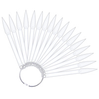 Wzornik - Wachlarz Szpice- Przezroczysty (50szt pojedyńczych palców)