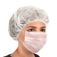 Czepek jednorazowy biały beret flizelina 12g 100szt