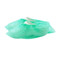 Ochraniacze na buty flizelinowe niskie zielone 100szt (50par)