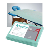 Prześcieradło jednorazowe 77cm x 210cm zielone 40g MedixPro 10szt