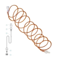 Przedłużacz do pomp infuzyjnych 300cm bursztynowy do leków światłoczułych Margomed 1szt