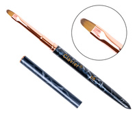 Pędzelek do żelu i akrylożelu okrągły Clavier- 08 marble