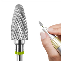 Frez Karbidowy z Węglika Spiekanego, stożek 3/32 Tirch Cylinder (XF)-żółty (bardzo delikatny)