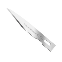 Ostrze chirurgiczne Cygnetic 11 do ortopedii sterylne 50szt stal nierdzewna Swann-Morton