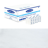 Ręcznik papierowy w listkach 24x21cm składany typu ZZ V-FOLD 3000szt biały 2 warstwy