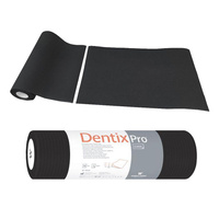 Serweta dentystyczna na rolce 33cm x 48cm czarna podfoliowana 54g DentixPro 40szt
