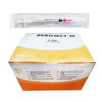 Strzykawka insulinowa z wymienną igłą 1ml U-100 G29 (0,33X13) 100 szt