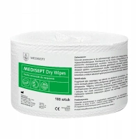 Suche ściereczki Dry Wipes Box do nasączenia preparatem dezynfekującym - wkład 100szt