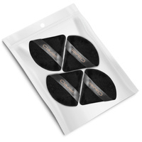 Puszek trójkątny do pudru Clavier, czarny 4szt.