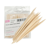 Patyczki do paznokci drewniane patyczki do odsuwania skórek z drzewa różanego 9,5 cm 100 szt