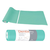Serweta dentystyczna na rolce 33cm x 48cm zielona podfoliowana 54g DentixPro 40szt